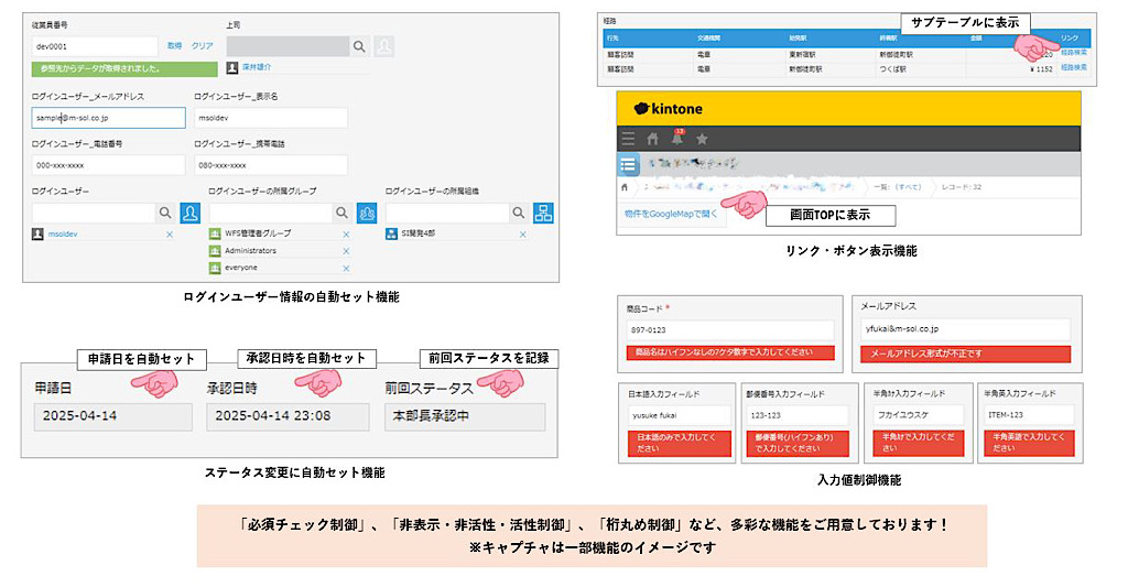 1つのプラグインで多彩な機能を提供
